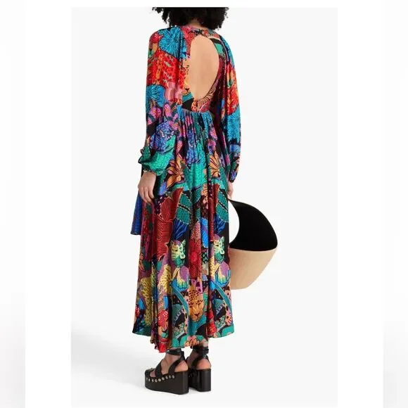 FARM RIO
Cutout floral-print crepe maxi dress - Picture 9 of 9